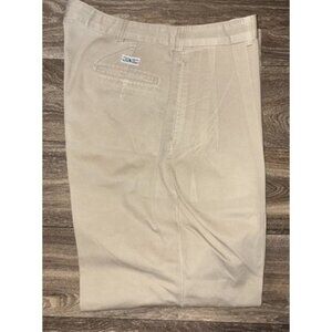 Polo RalphLauren Chino Pants Mens Size 38x30 Pleated Trouser Khaki